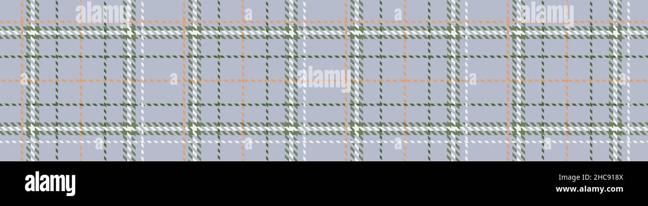 Light blue check plaid vector border. Seamless gingham swatch for ...