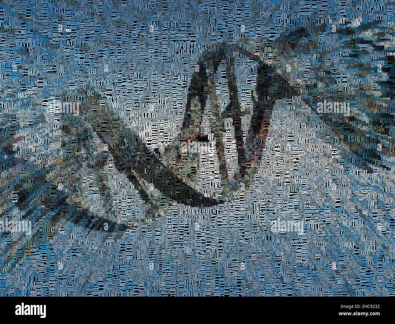 DNA chain code. Image composed of words Stock Photo - Alamy