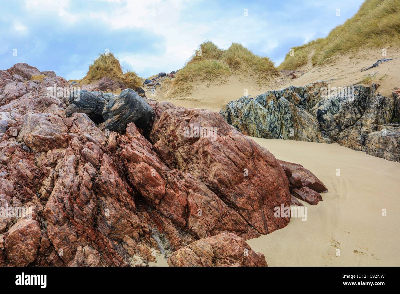 Traigh Uige the largest expanse of sand on the west coast of Lewis in