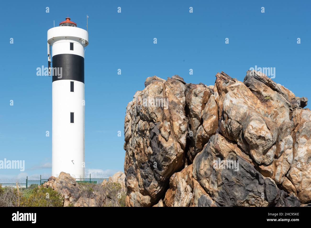 Cape Hangklip Lighthouse at Cape Hangklip, Pringle Bay, Western Cape
