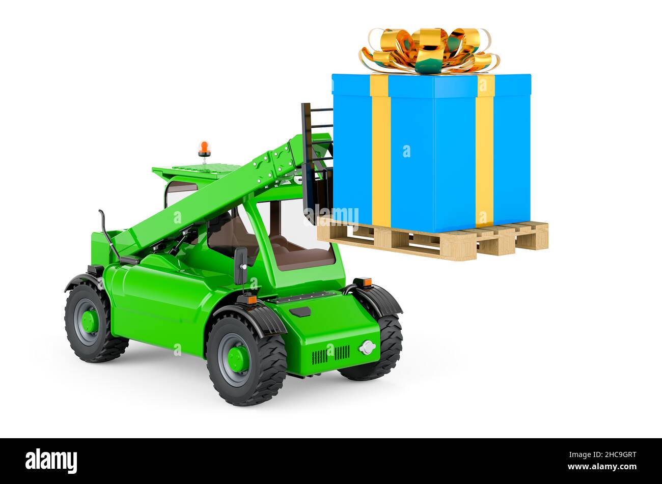 3d truck gift box delivery hires stock photography and images Alamy