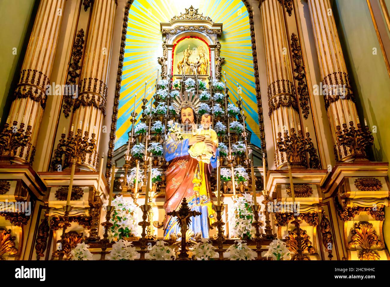 Saint Joseph Catholic Church in Rio de Janeiro, Brazil Stock Photo - Alamy