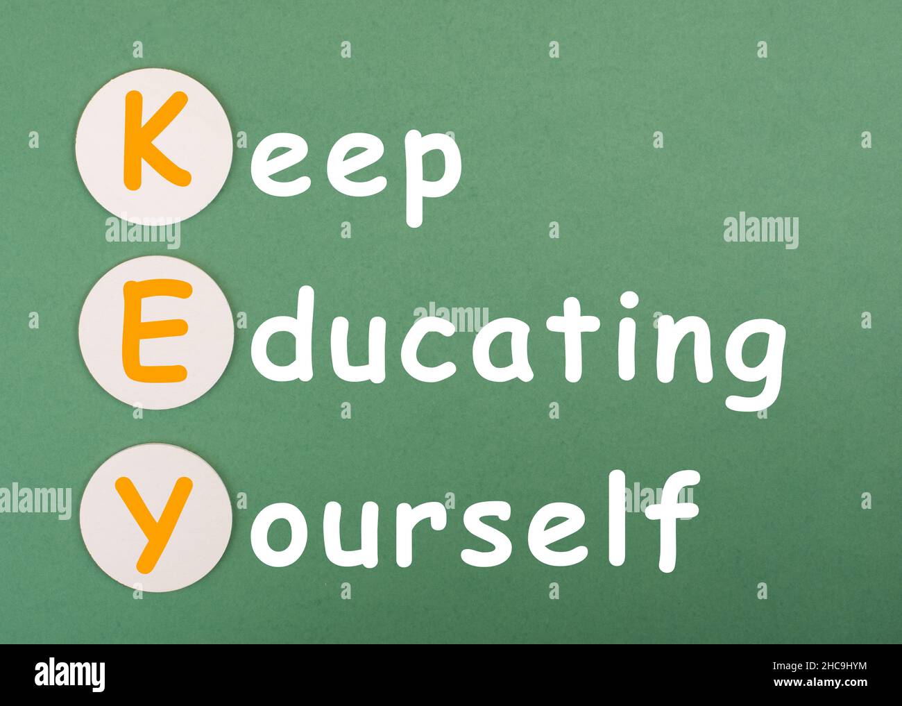 Keep educating yourself, learning strategy to improve skills, personal development, education