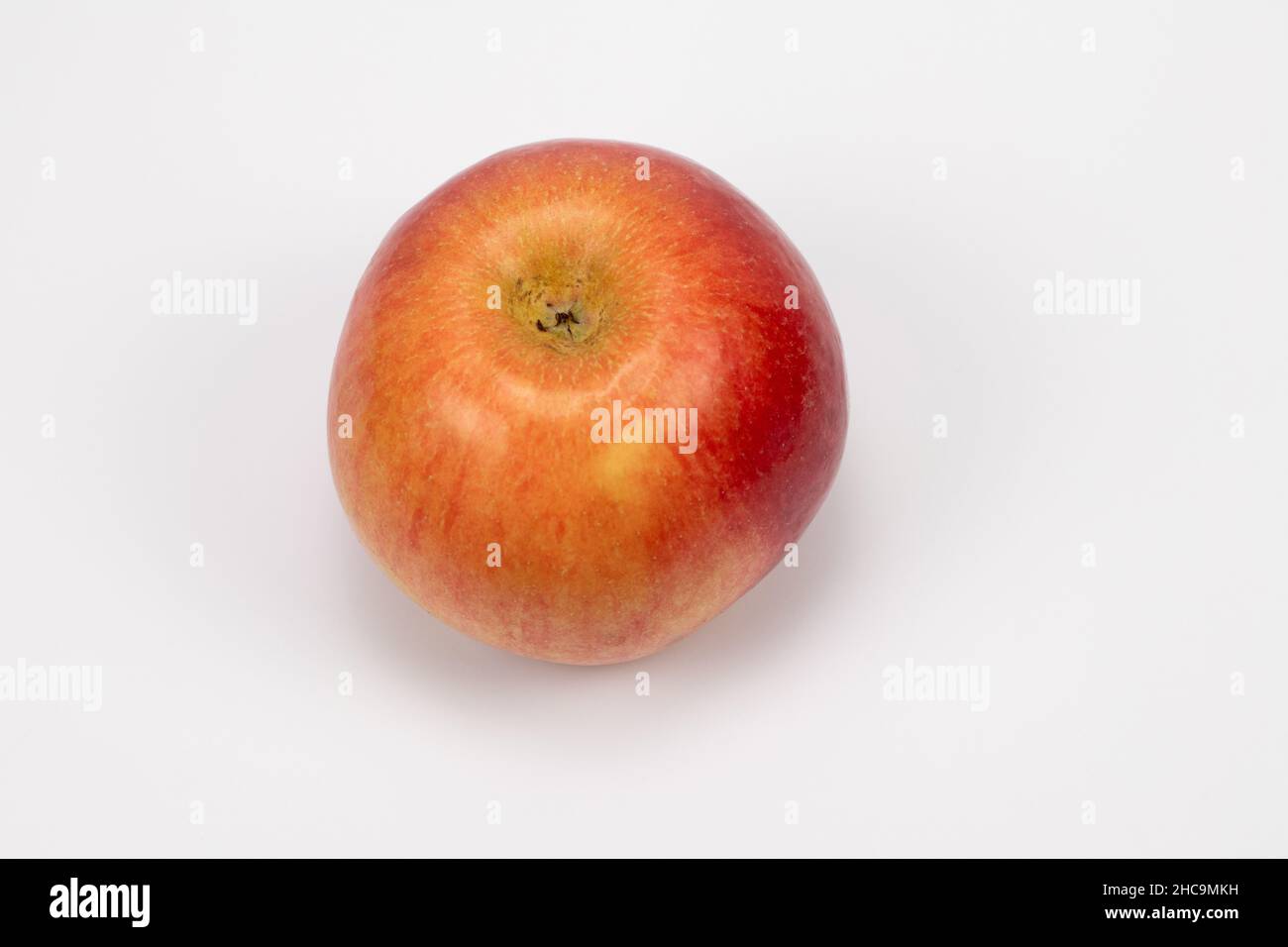 Fresh red apple isolated a on white. Stock Photo
