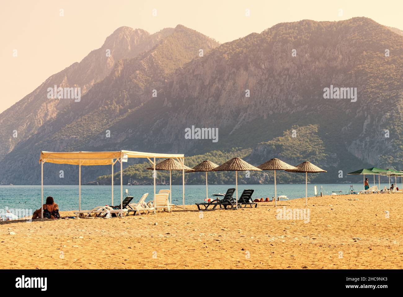 Antalya in the Bay of Antalya with the Beydaglar Mountains, in the western  extension of the Taurus Mountains Stock Photo - Alamy