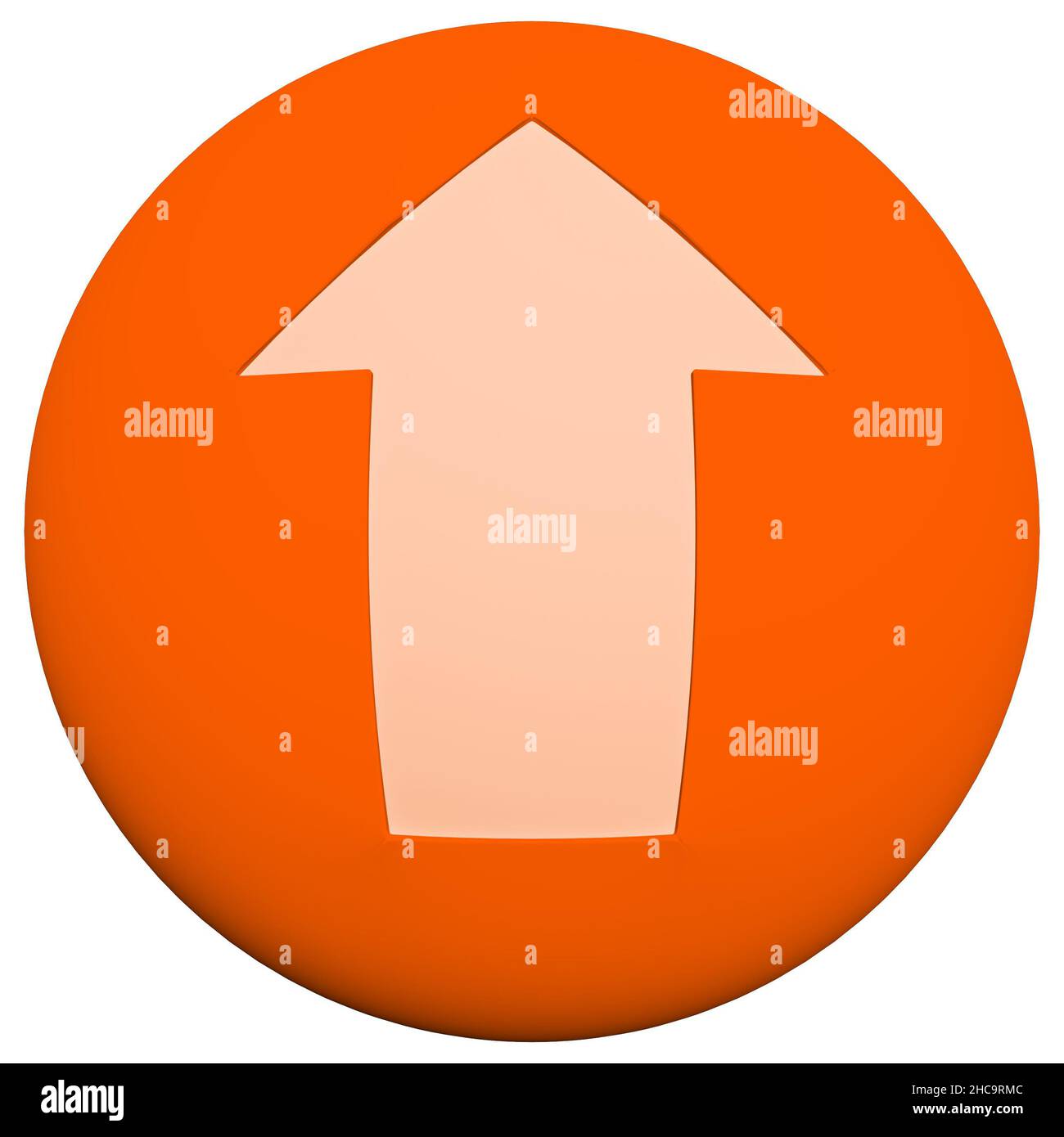 3d arrow up vertical hi-res stock photography and images - Alamy