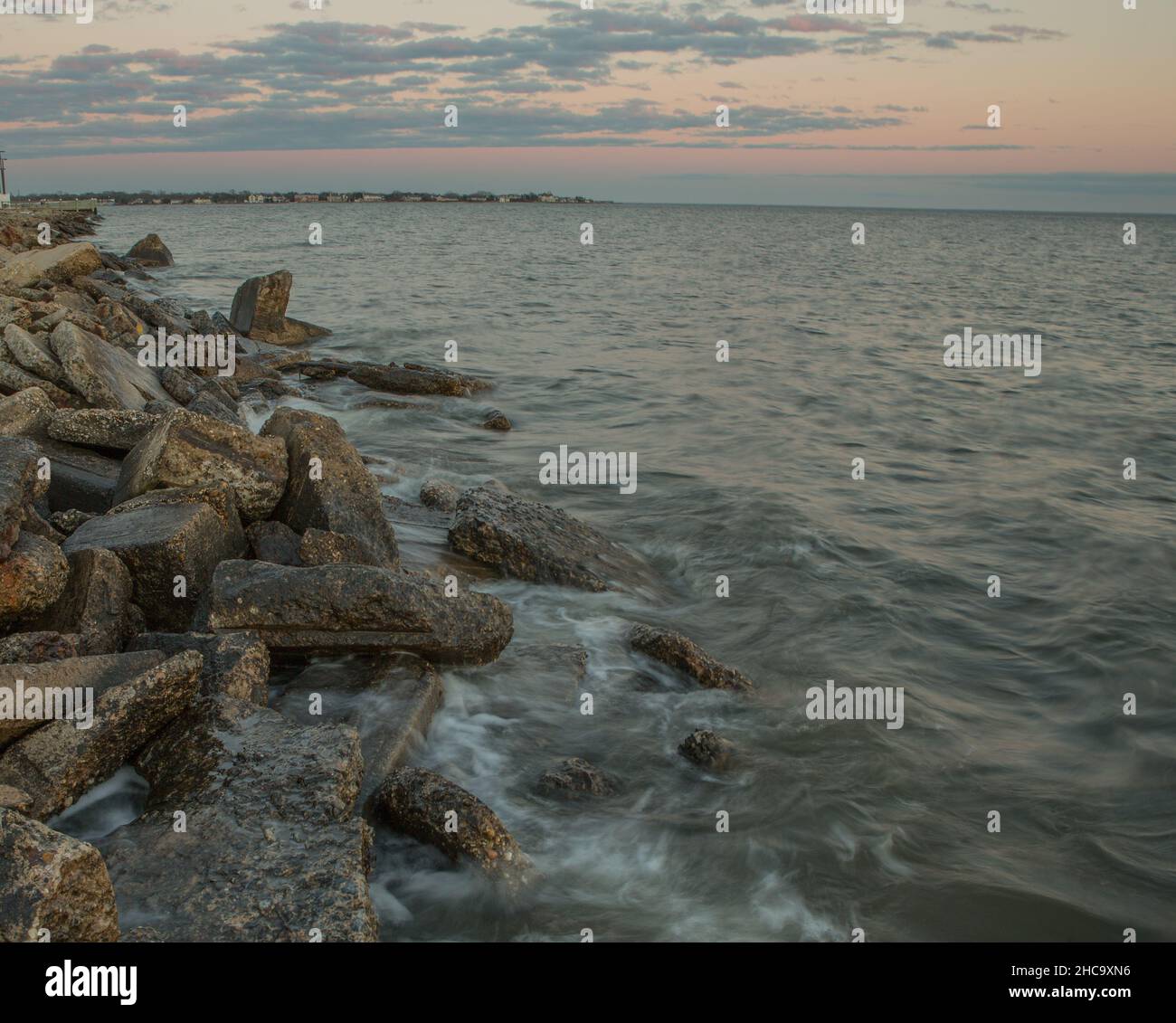 Beautiful view rocky beach calm hi-res stock photography and images - Alamy