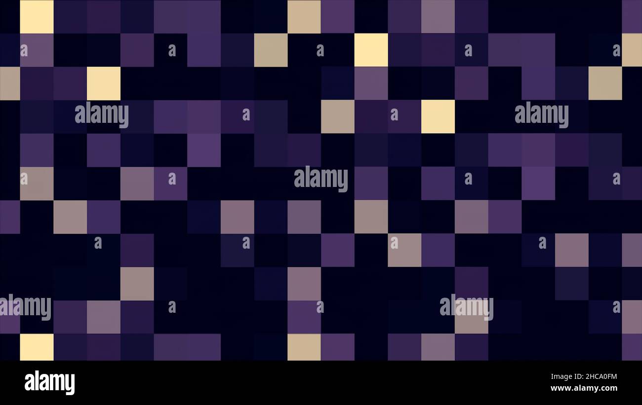 Random Changing Desktop Graphics Broadcast Twinkling Cubic Hi-Tech Triangles and squares. Random ...