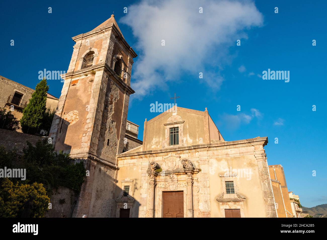 Church of the Aracoeli in San Marco d'Alunzio in Sicily, Italy Stock Photo