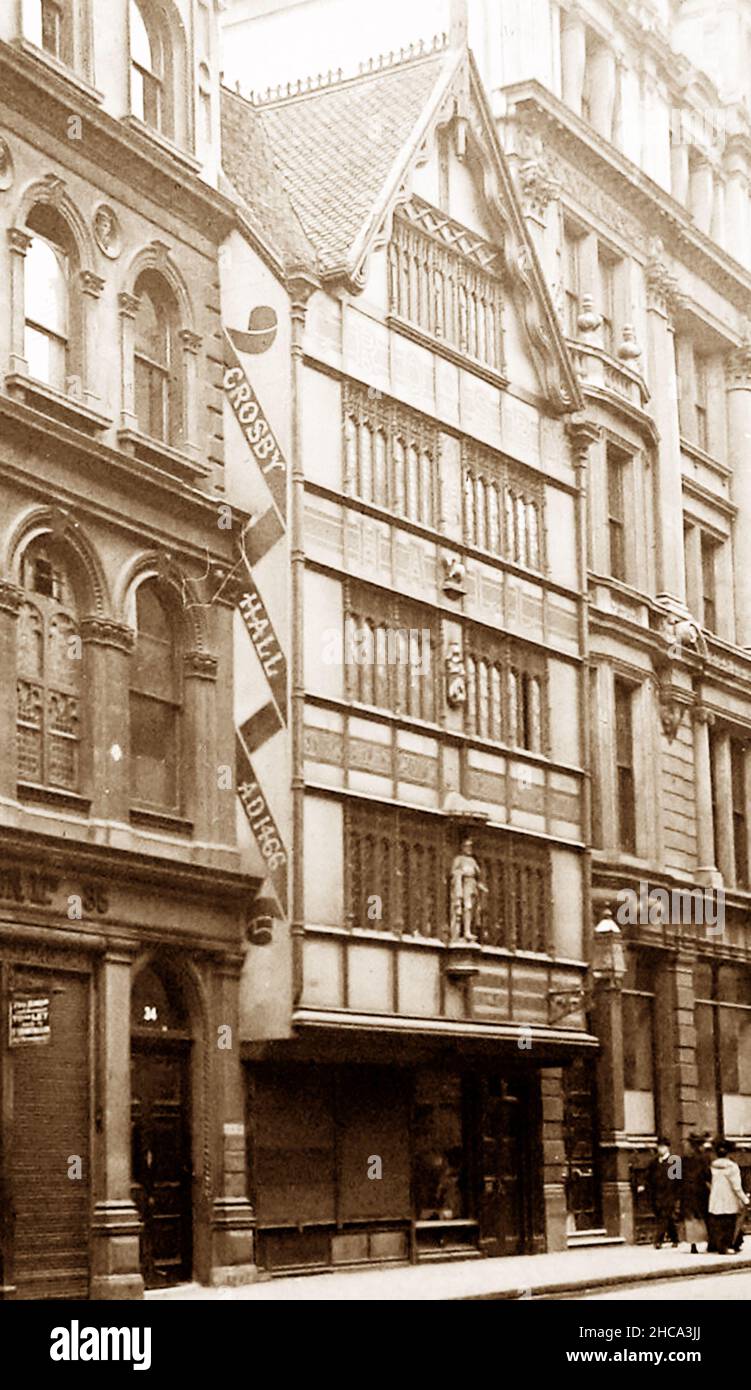 The hall of crosby place hires stock photography and images Alamy