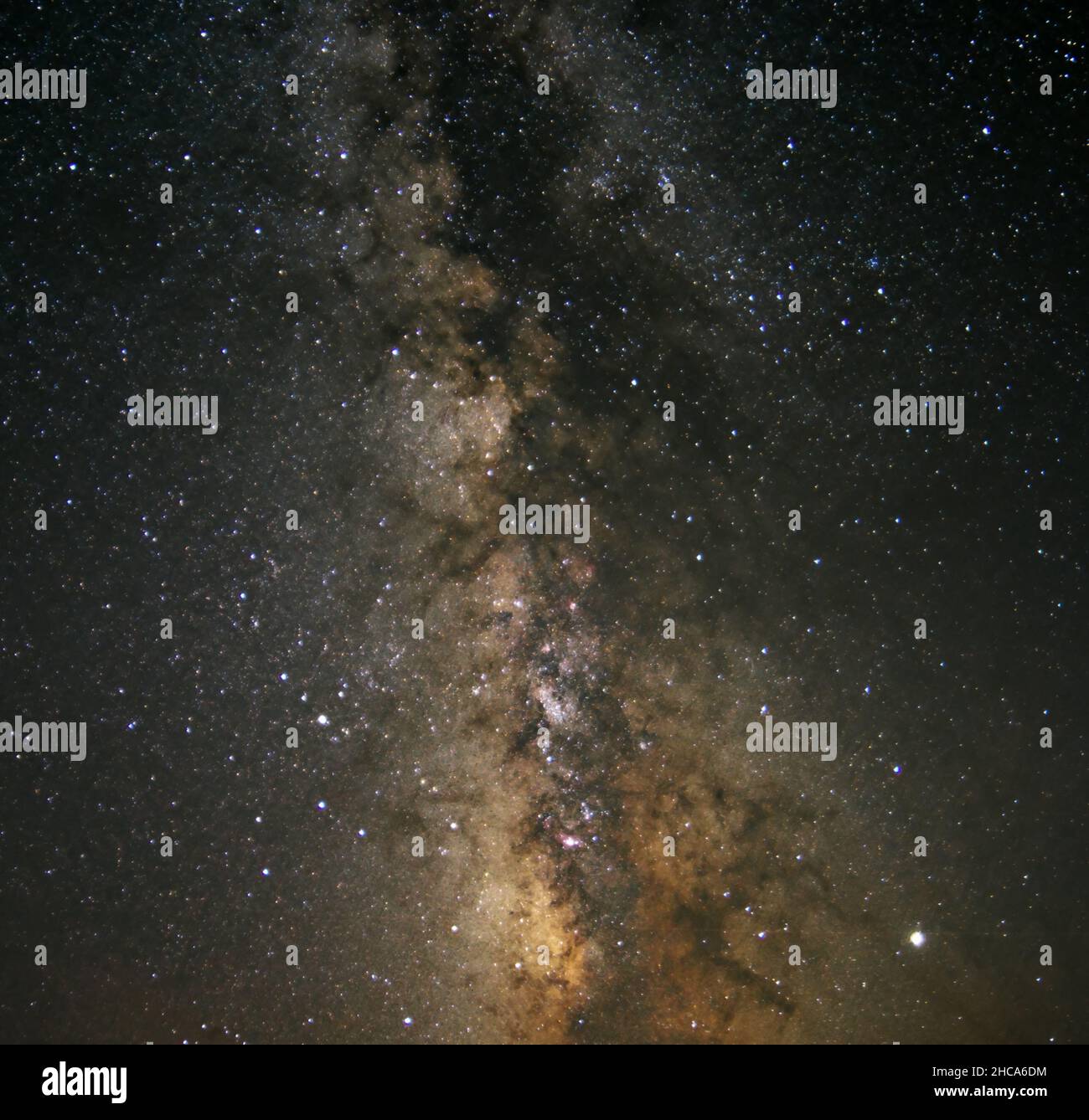 Beautiful view of the Milky Way galaxy in the starry night sky Stock ...