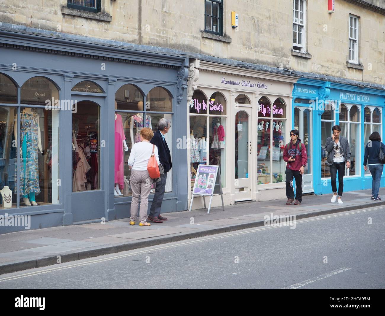 Beautiful shot of a daily routine in Bath, UK Stock Photo - Alamy