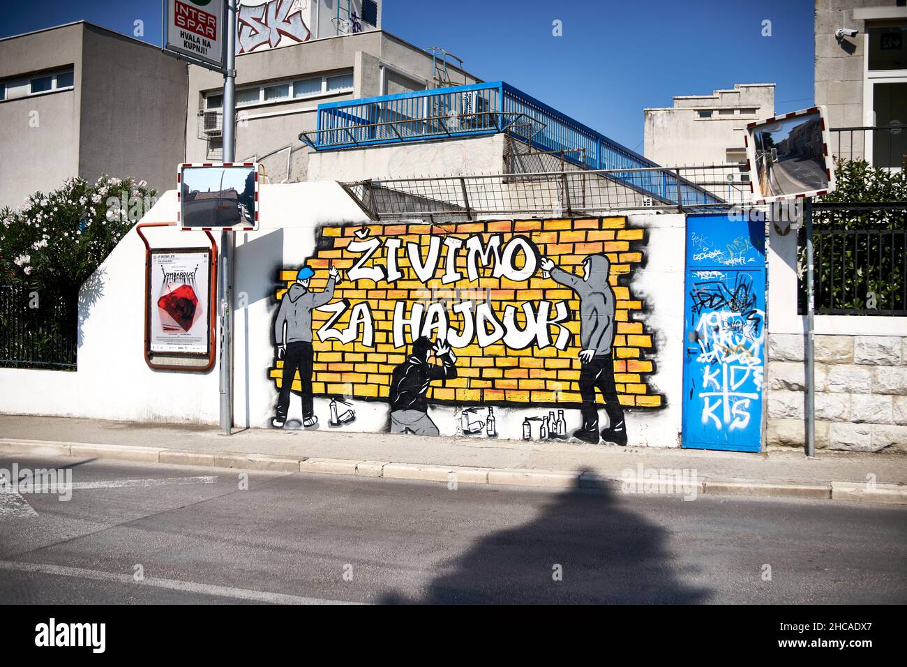 Hajduk Split Mural, Croatia