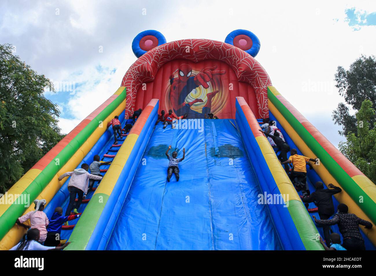Bouncing castle hires stock photography and images Alamy