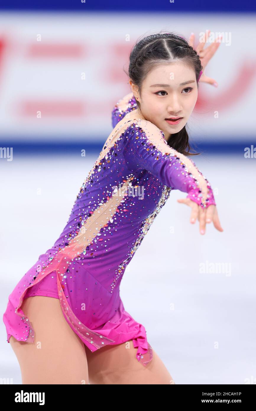 Saitama, Japan. 25th Dec, 2021. Mana Kawabe Figure Skating Japan