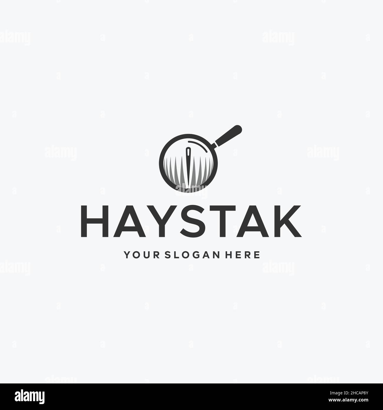 Magnifying glass logo Cut Out Stock Images & Pictures Alamy