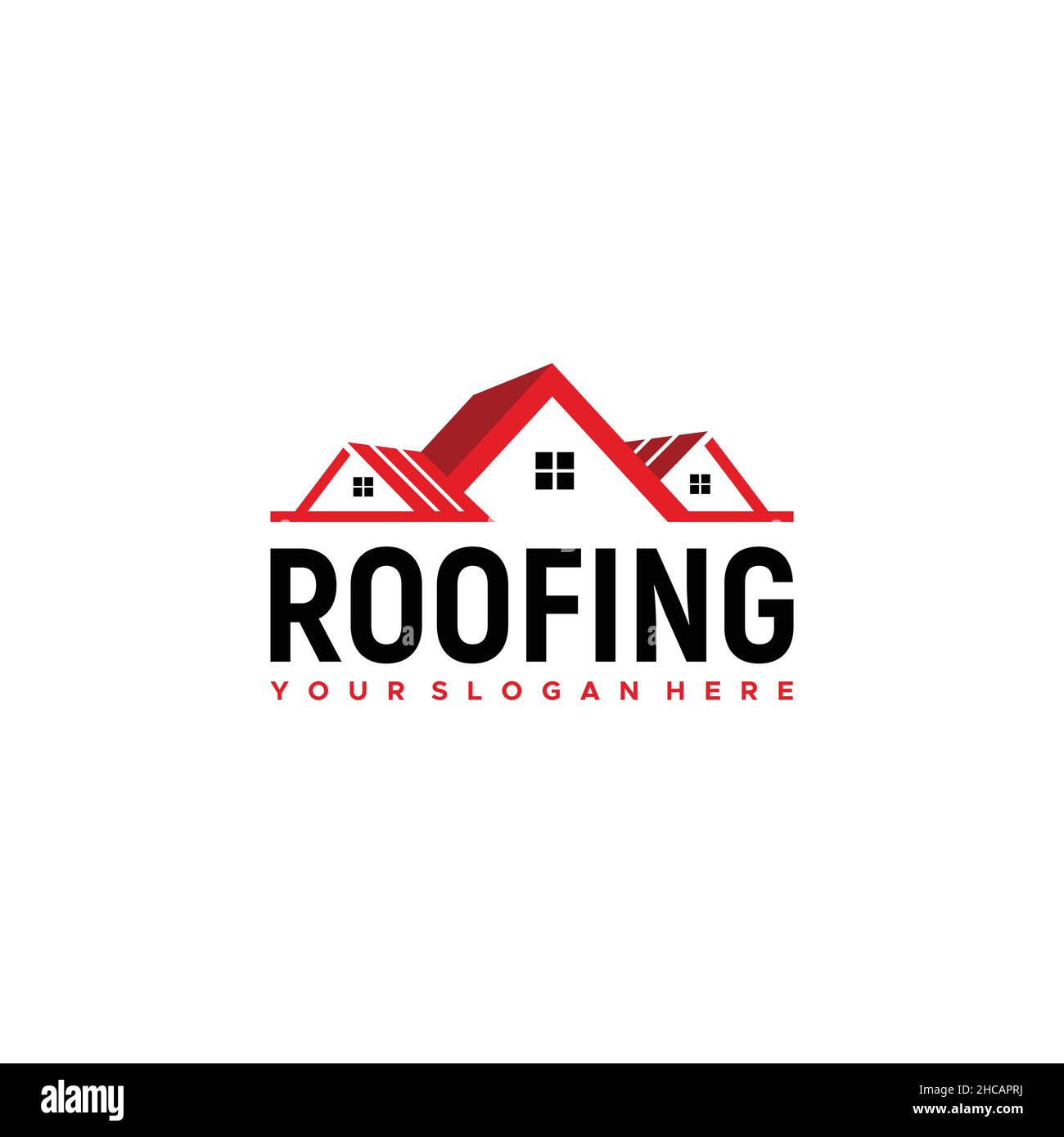Roofing Logo Ideas Modern Roofing Real Estate Building Logo Design 2HCAPRJ