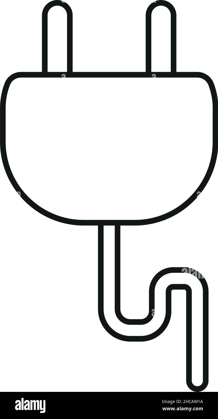 Extension cord icon electric Stock Vector Images - Alamy