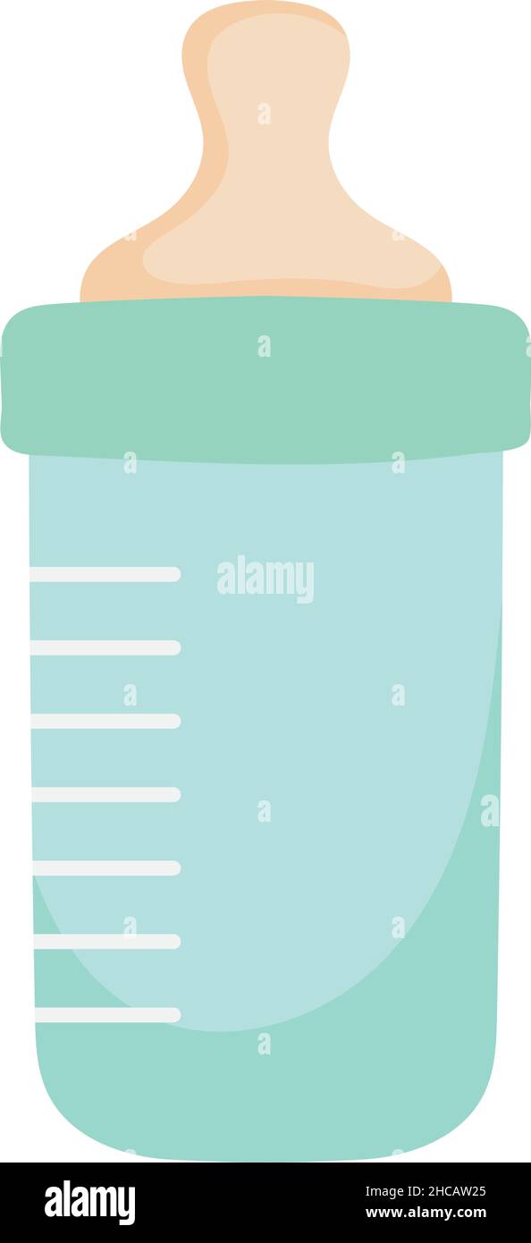 baby bottle icon on white background Stock Vector Image & Art - Alamy