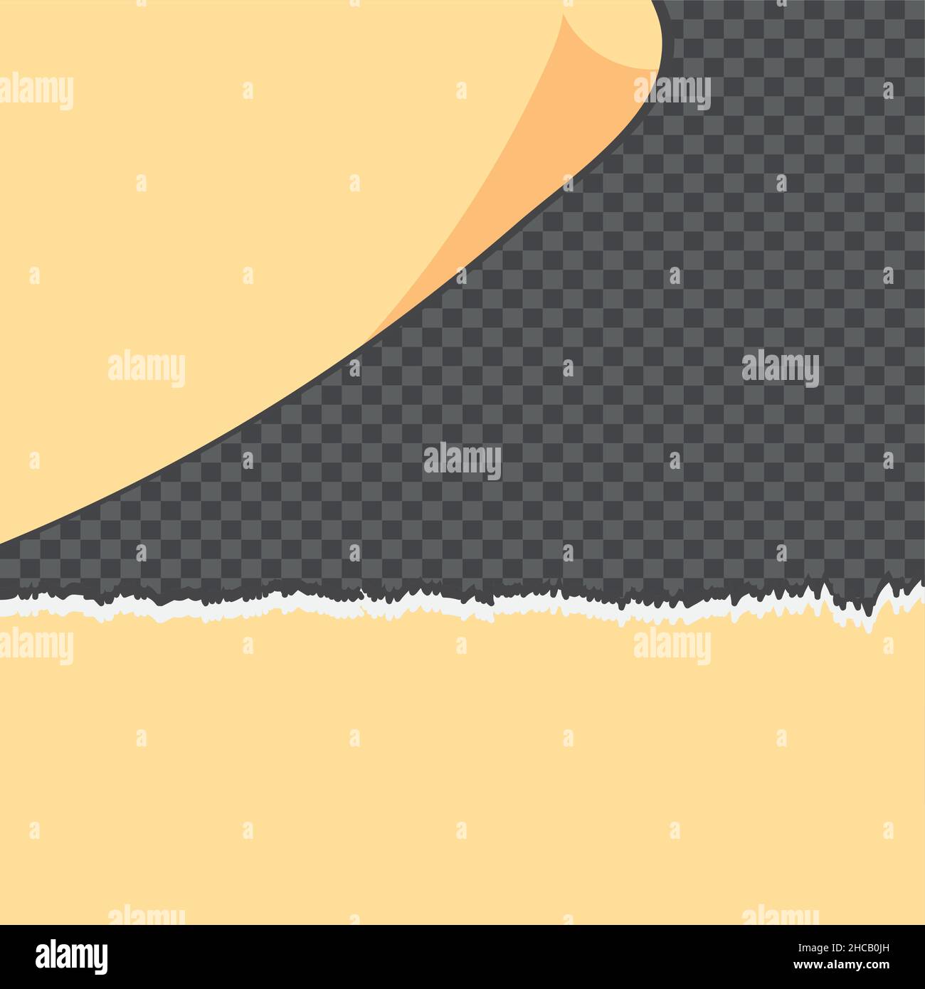 Page Ripped Yellow Vector yellow torn paper page design Stock Vector Image & Art - Alamy