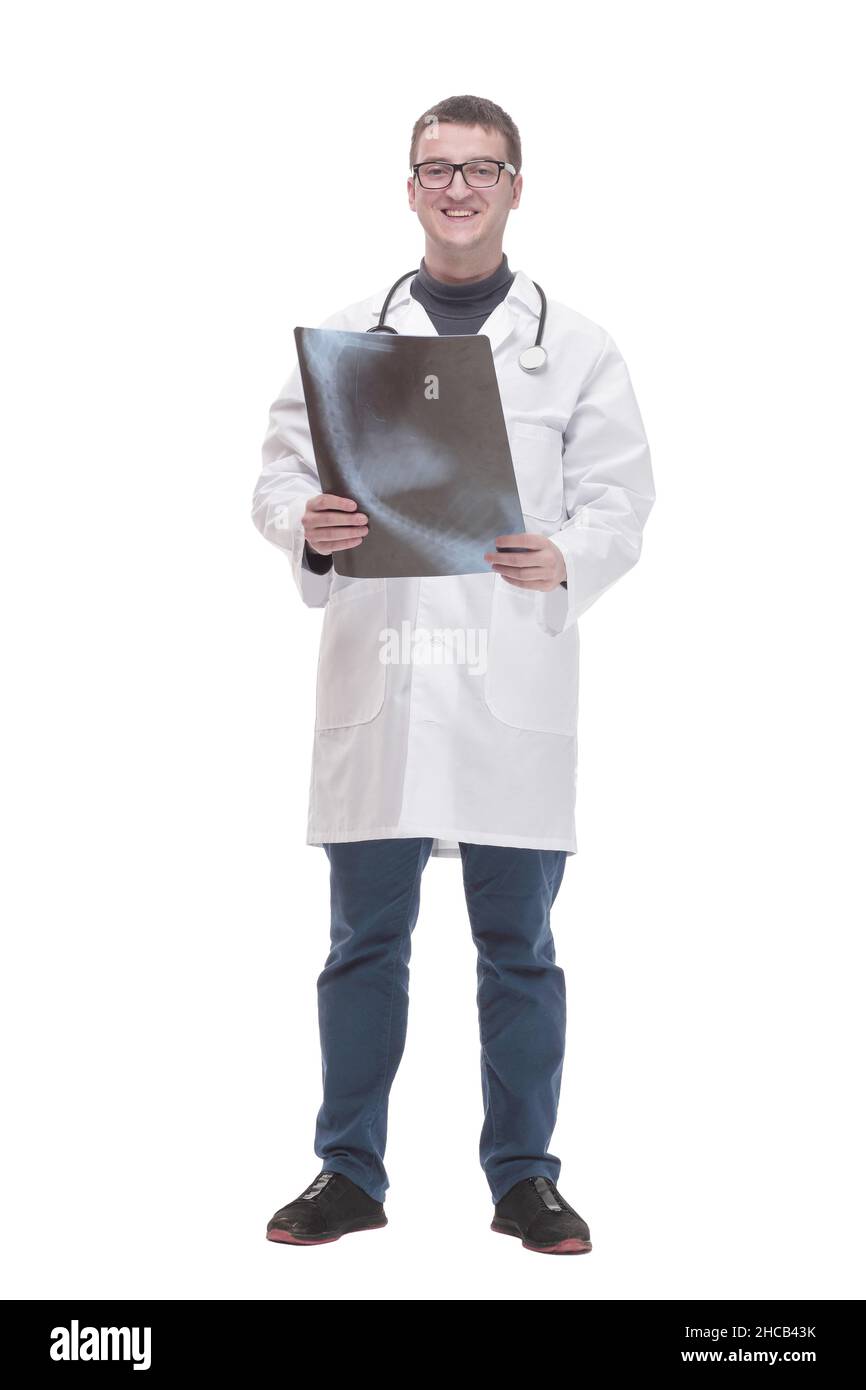 Doctor Look At X Ray Cut Out Stock Images & Pictures - Alamy