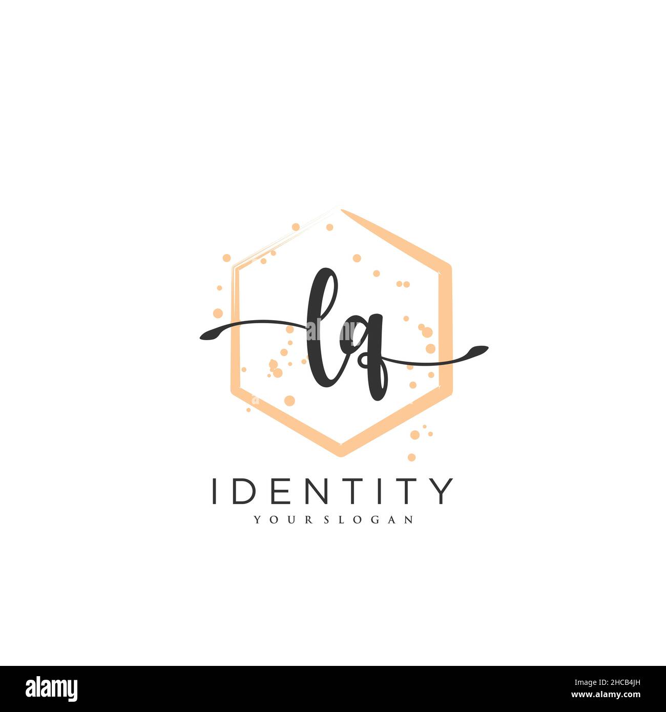 LQ Handwriting logo vector art of initial signature, wedding, fashion ...