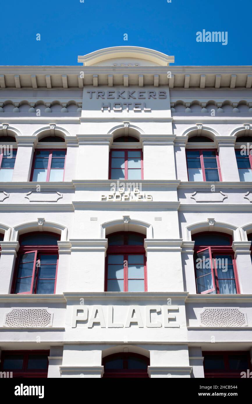 Peoples Palace hotel, Cuba Street, Wellington, North Island, New Zealand Stock Photo Alamy