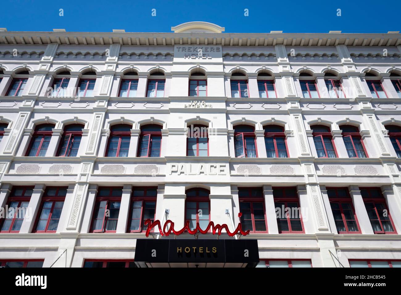 Peoples Palace hotel, Cuba Street, Wellington, North Island, New Zealand Stock Photo Alamy