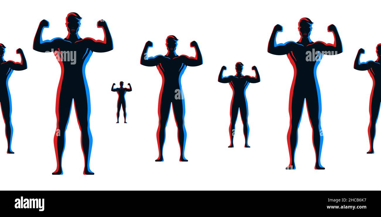 Athletic body man for artists