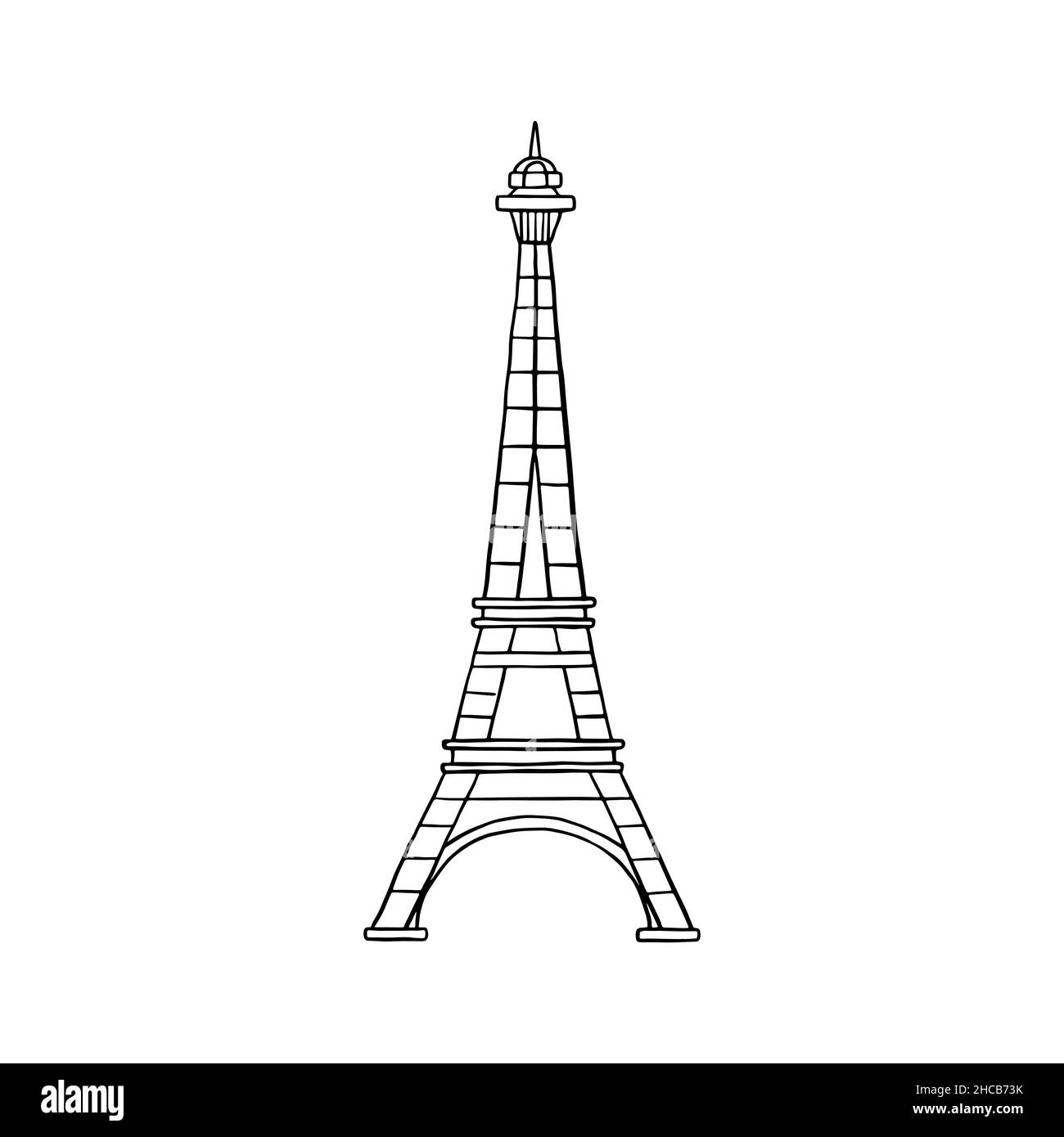 Eiffel tower black white vector Black and White Stock Photos & Images - Page 3 - Alamy for Eiffel Tower Template Printable Free