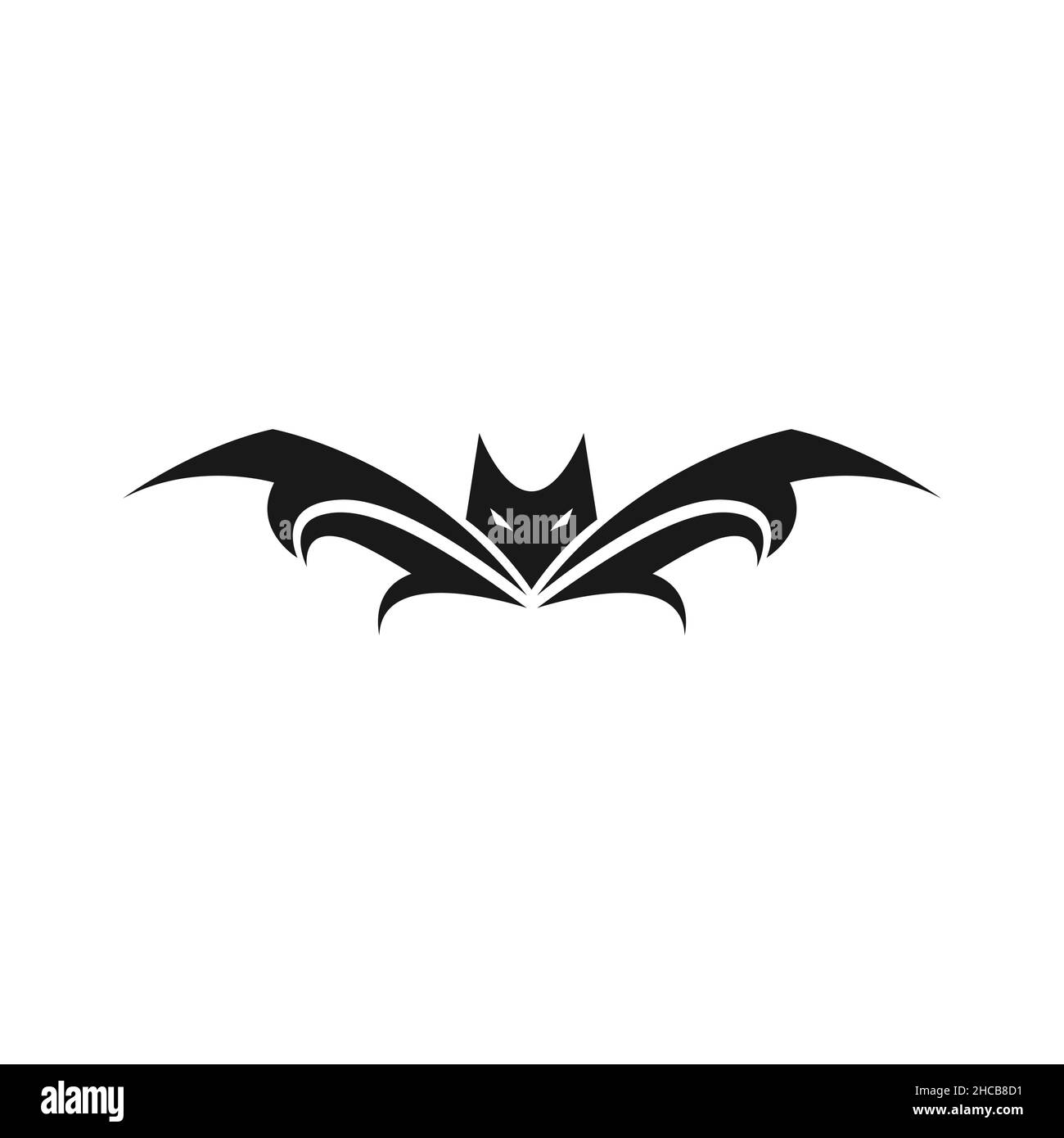 bat with wing art logo design vector graphic symbol icon sign illustration  creative idea Stock Vector Image & Art - Alamy