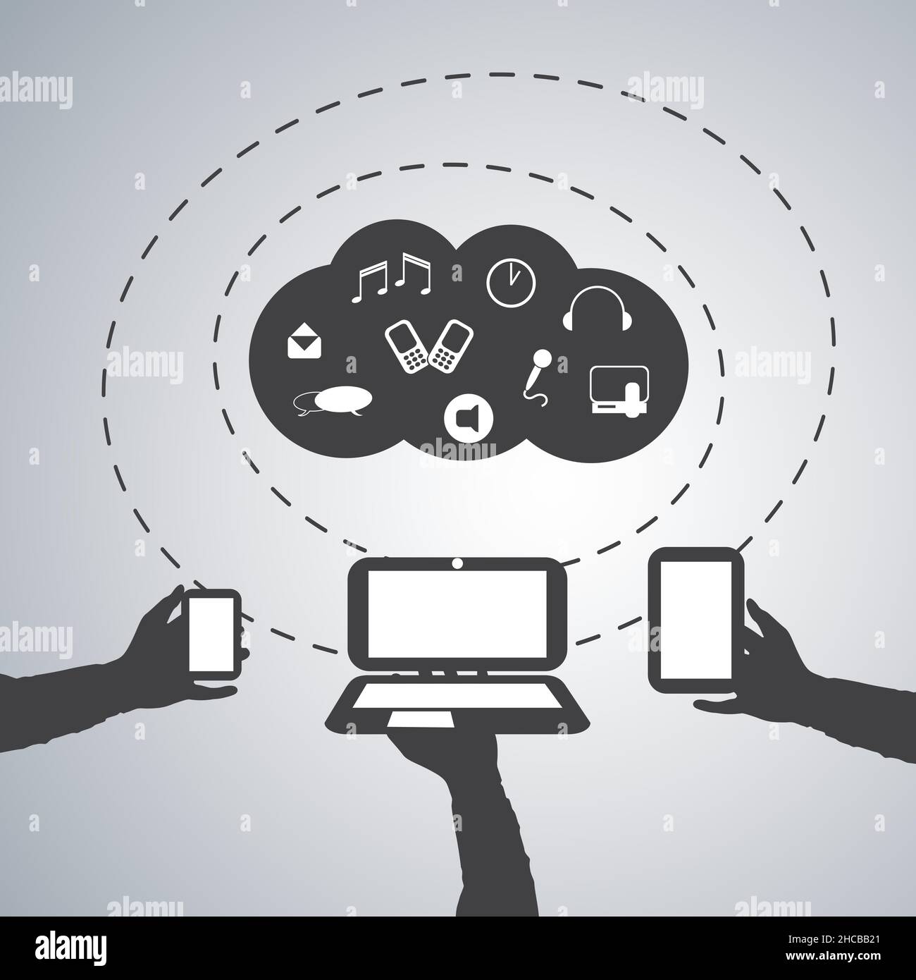 Cloud Computing Concept Stock Vector
