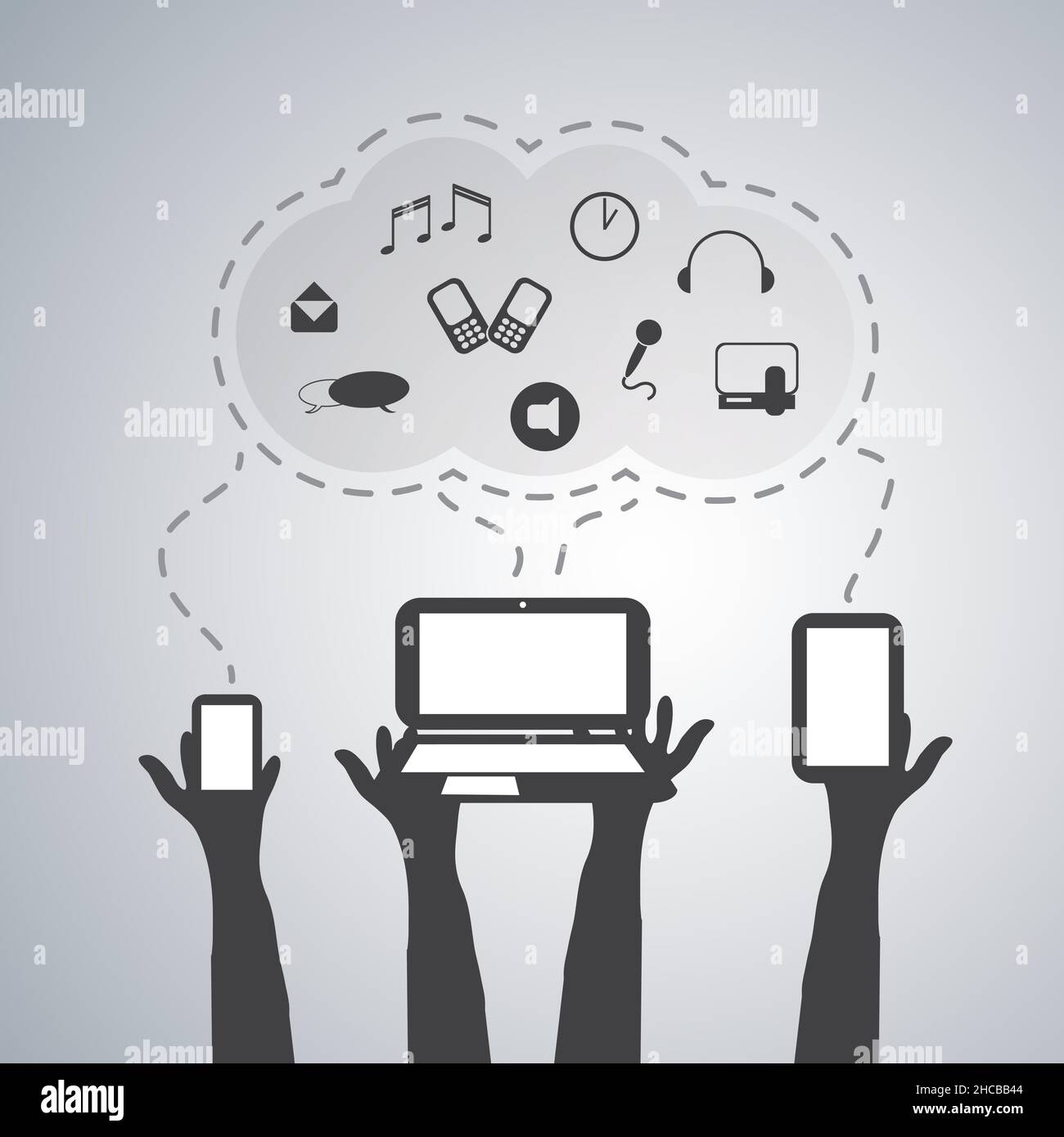 Cloud Computing Concept Stock Vector