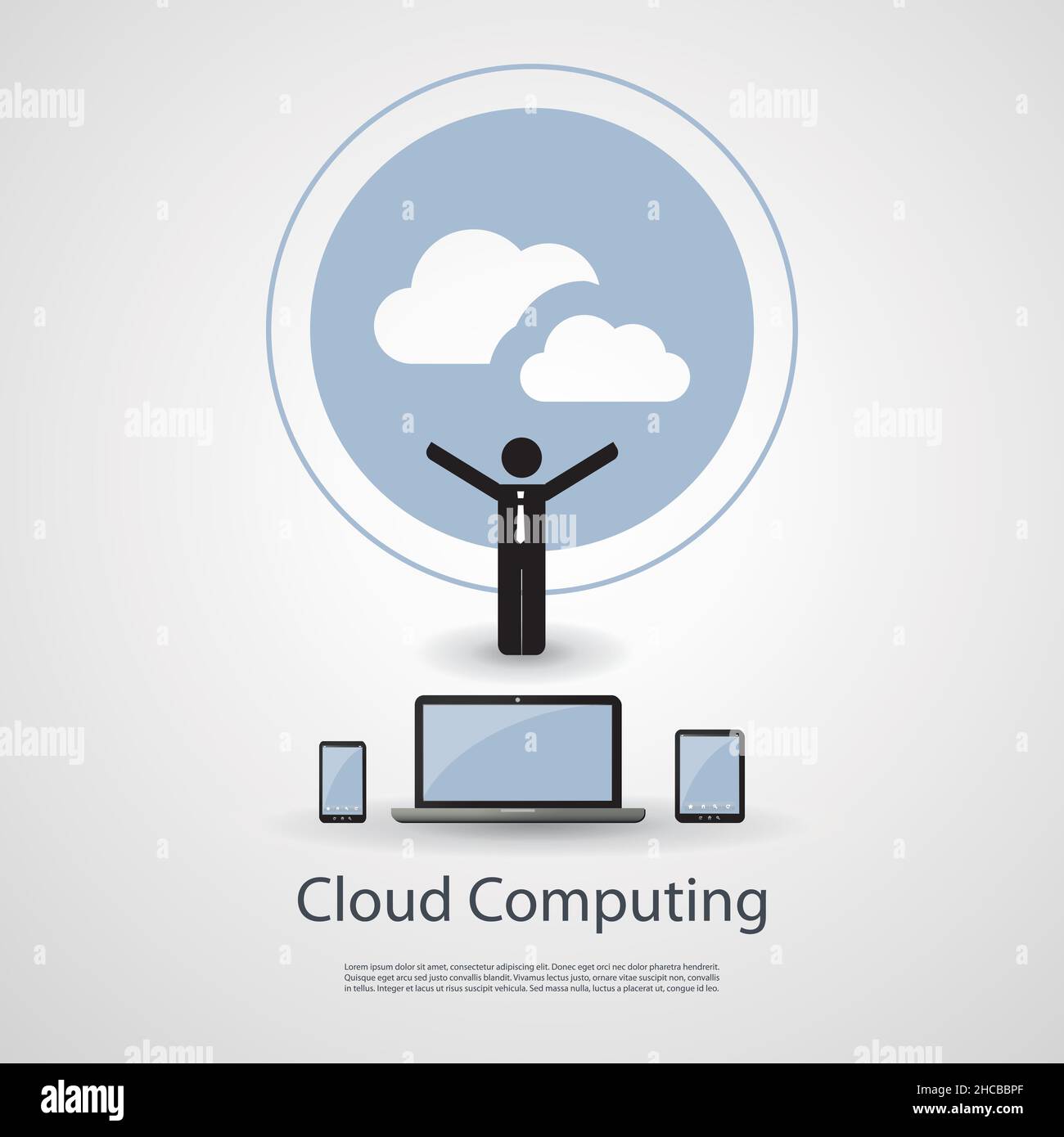 Cloud Computing Concept Stock Vector Image & Art - Alamy