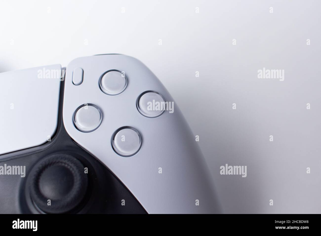 White controller next gen isolated. Stock Photo