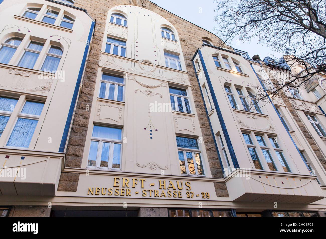 the ErftHaus on Neusser street in the Agnes quarter, Cologne, Germany. das ErftHaus an der