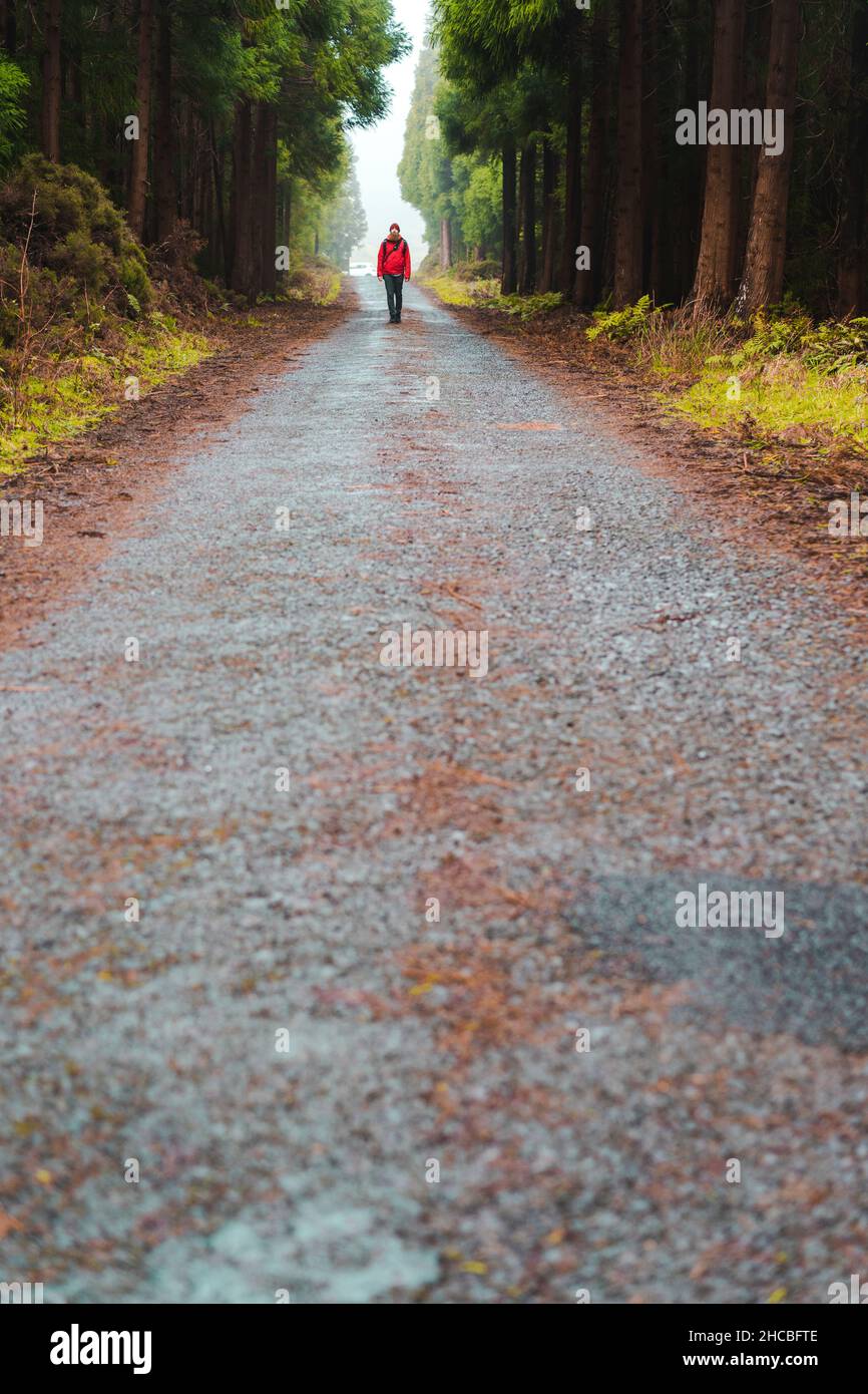 Man on the road hi-res stock photography and images - Alamy