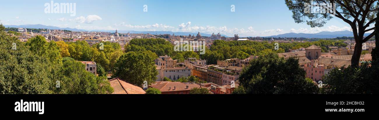 Rome - The panorama of the city. Stock Photo