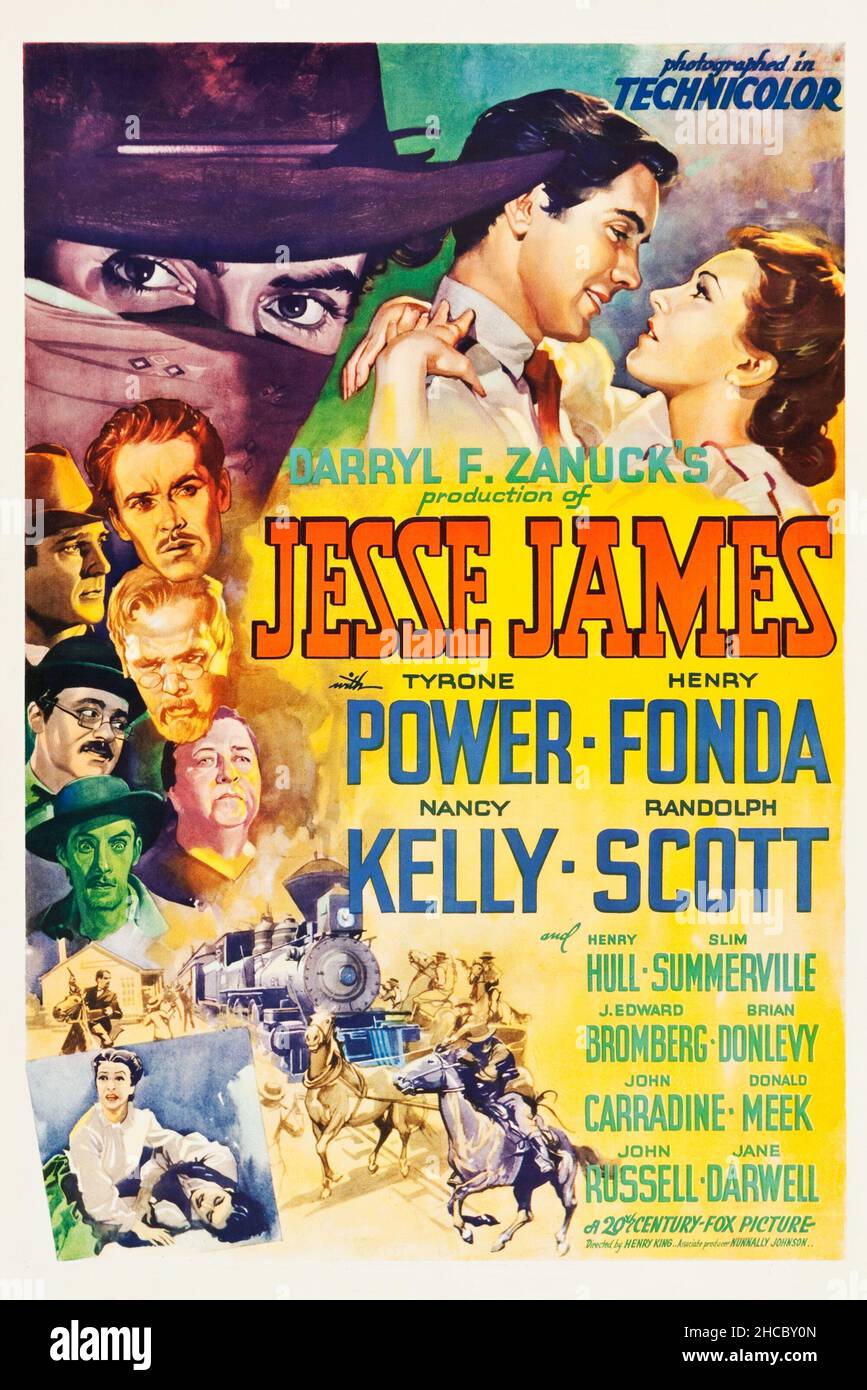 JESSE JAMES (1939), directed by HENRY KING. Credit: 20TH CENTURY FOX / Album Stock Photo