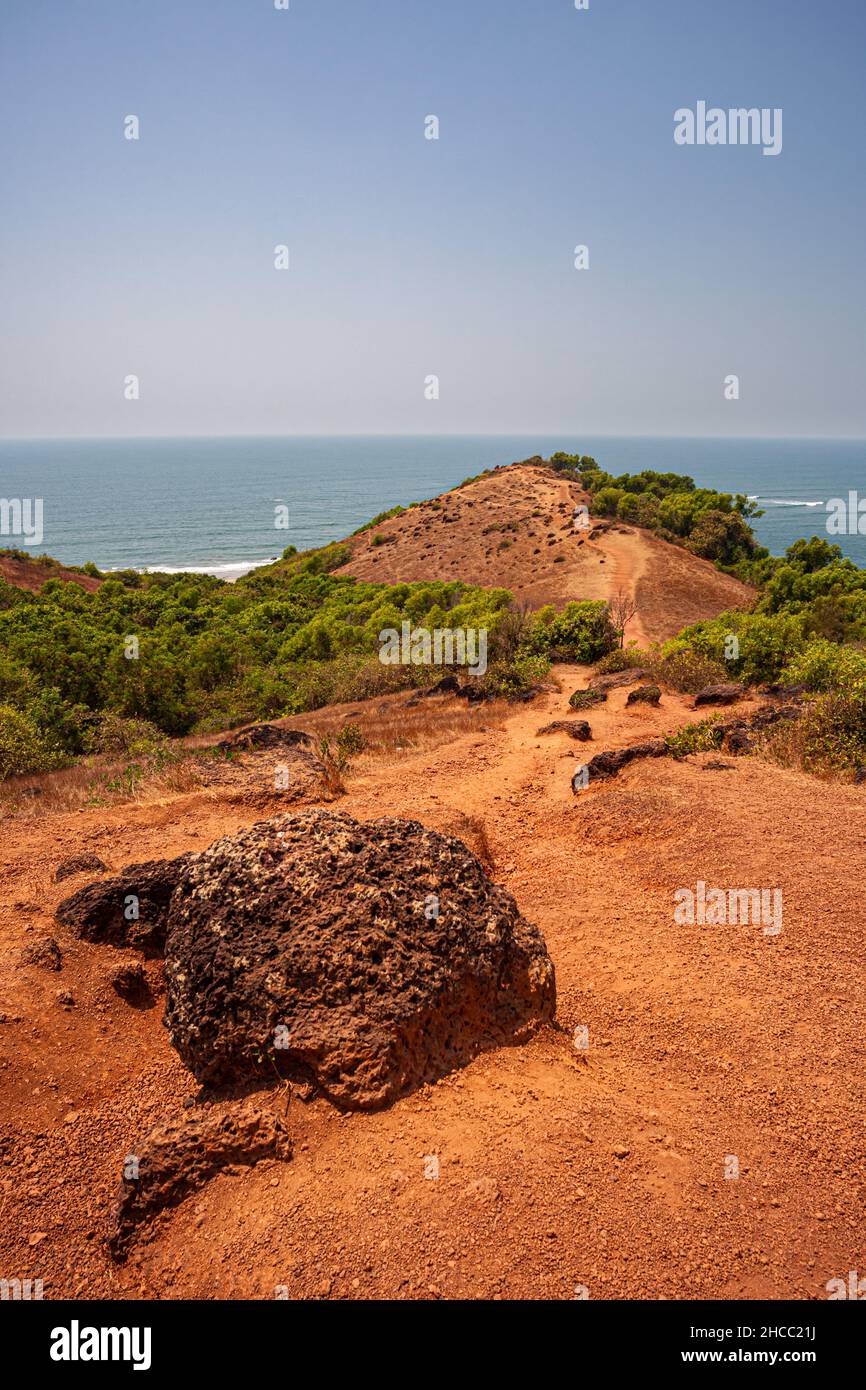 Chapora, North GOA, India , view from Fort Chapora. High quality photo Stock Photo