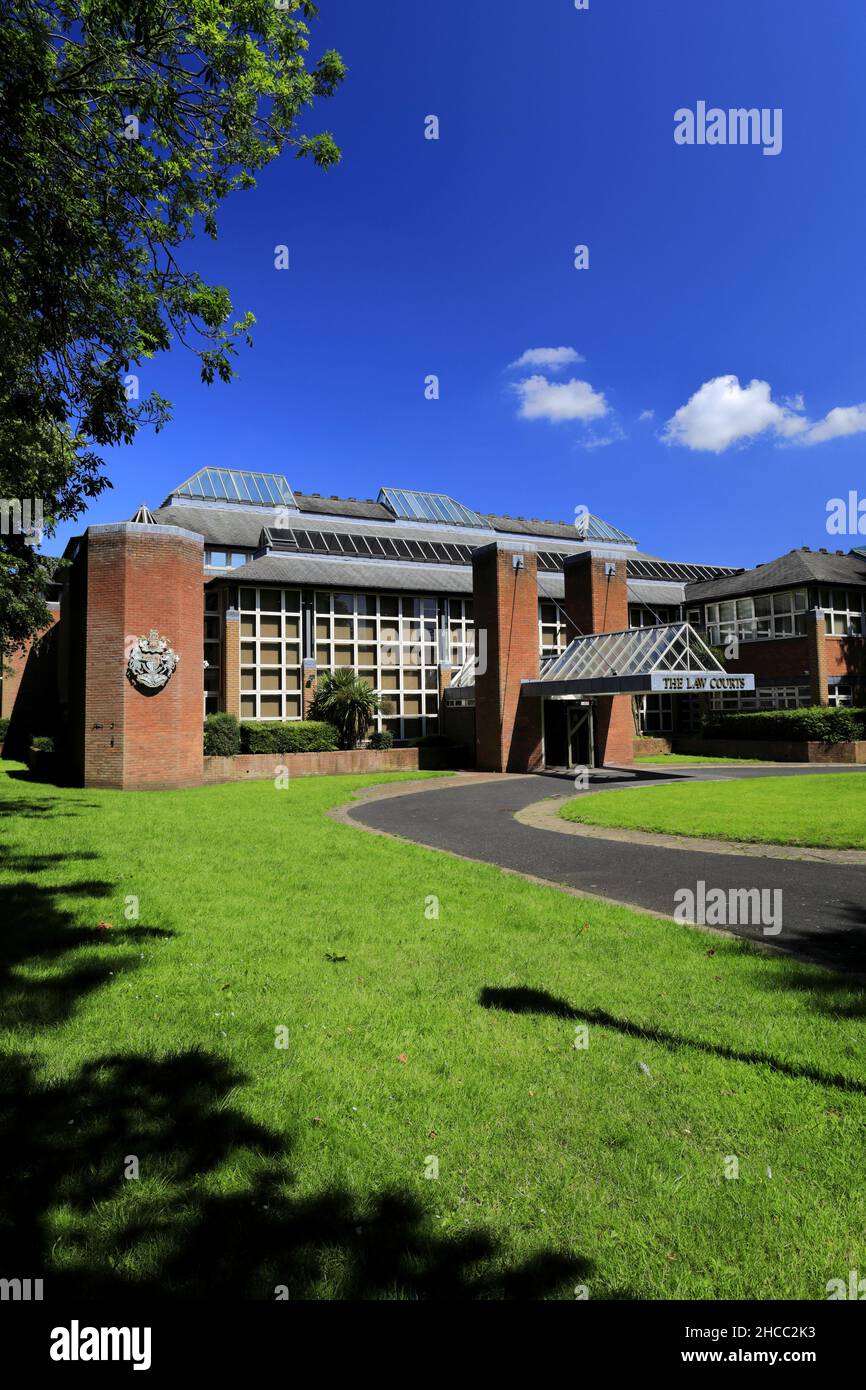 The Law Courts, Warrington City Centre, Cheshire, England, UK Stock