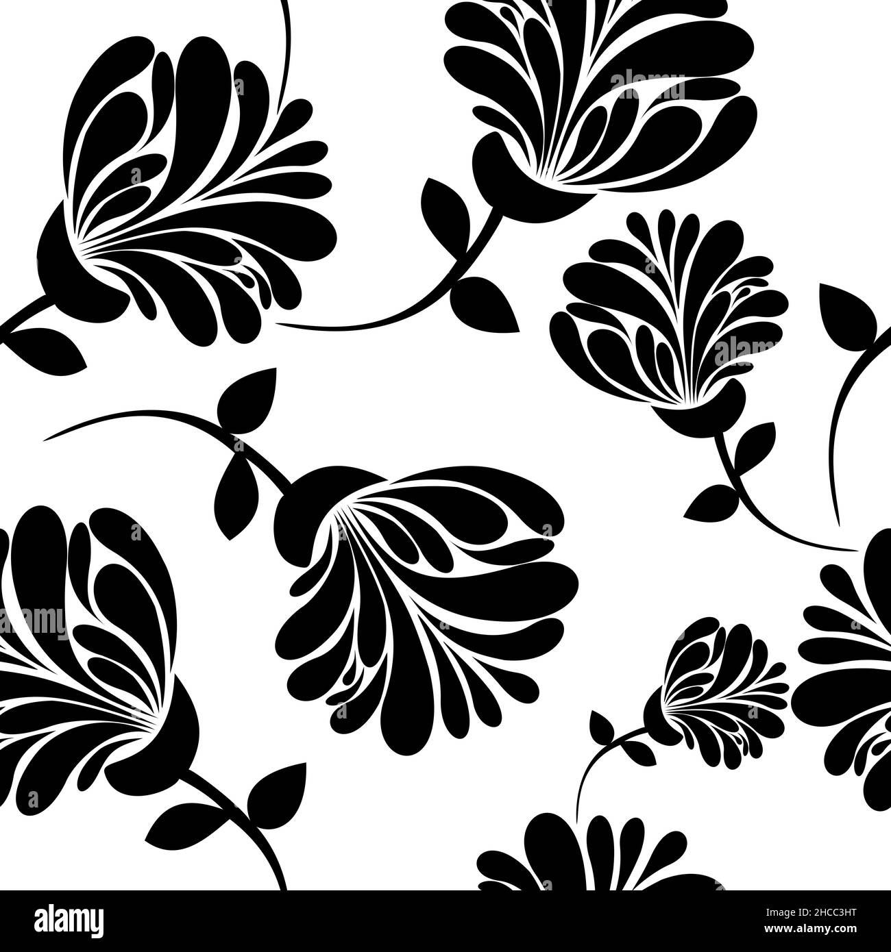 Modern cryshanthemum seamless pattern for your design.cryshanthemum illustration.print on paper or textile.for wallpaper and background Stock Photo