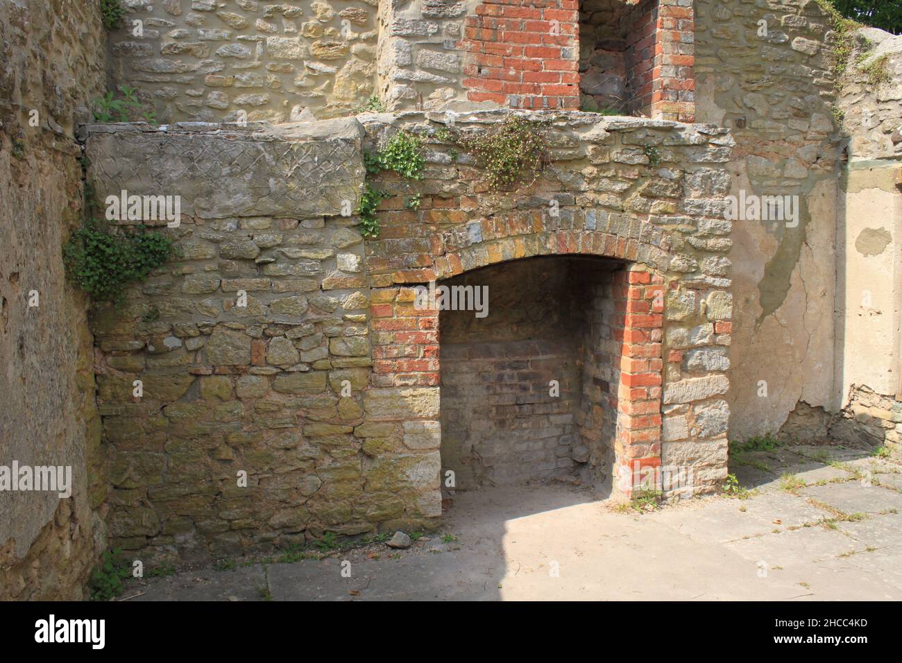 Tyneham ghost village. Lulworth Ranges military firing range. South ...