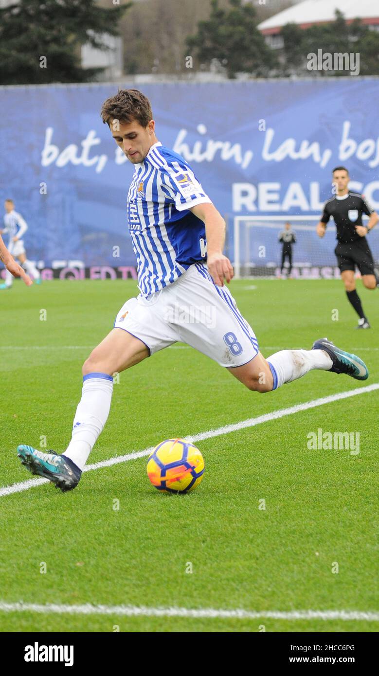 Real Sociedad's midfielder Adnan Januzaj (Credit Image: © Julen Pascual Gonzalez) Stock Photo