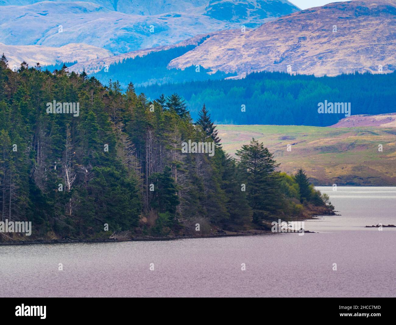 Loch Frisa Isle of Mull, Inner Hebrides, Scotland. Stock Photo