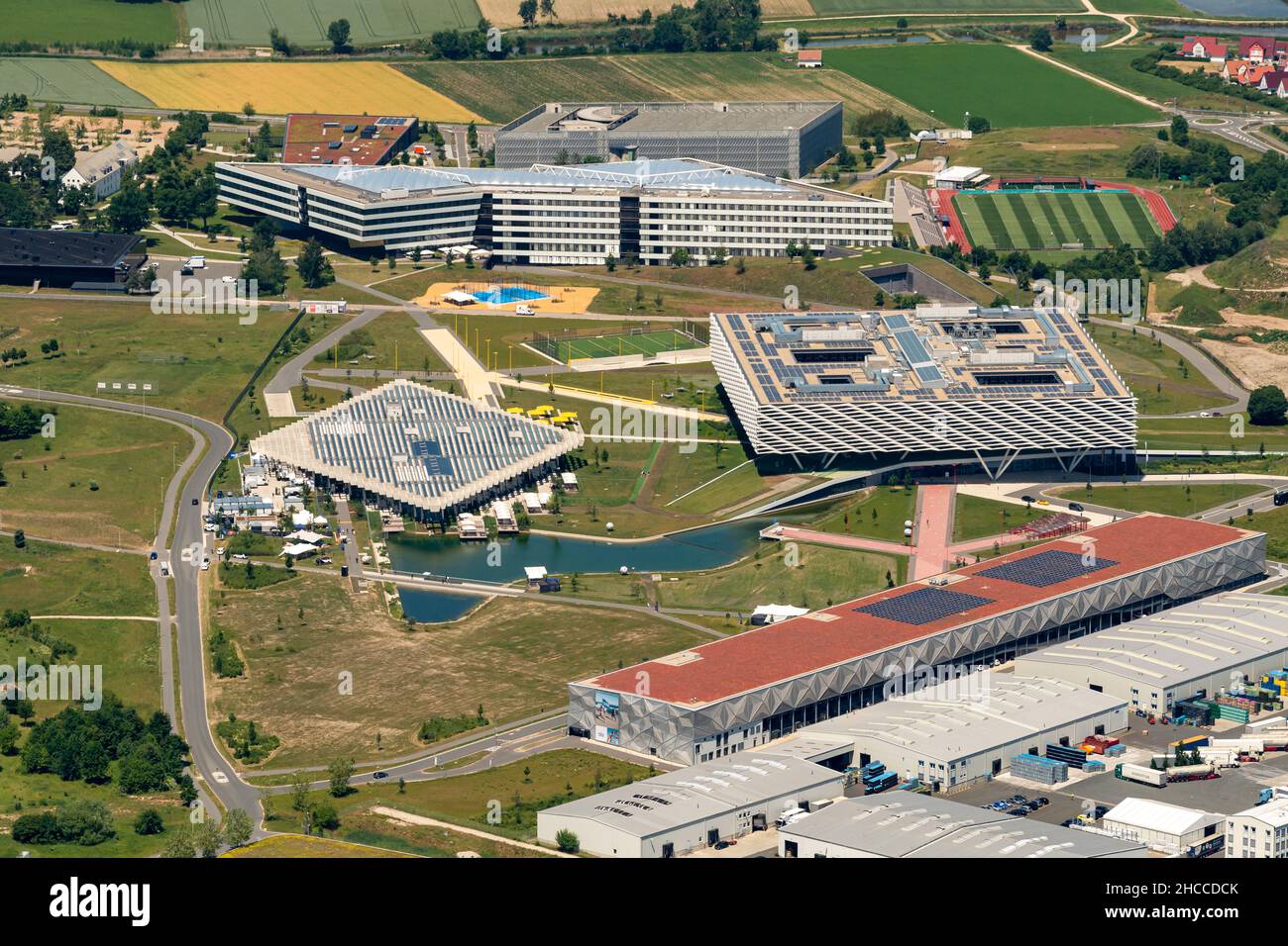 Herzogenaurach, Germany. 17th June, 2021. The Adidas company premises.  Credit: Peter Kneffel/dpa/Alamy Live News Stock Photo - Alamy