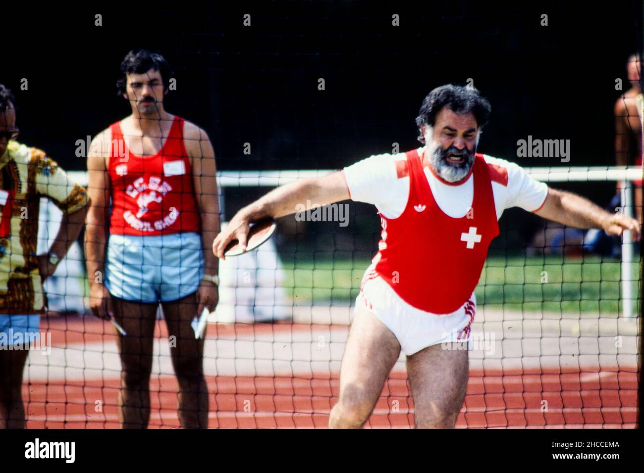 Archives 80ies. European Veteran Athletic Games, Strasbourg, Bas-Rhin,  Eastern France, 1984 Stock Photo - Alamy