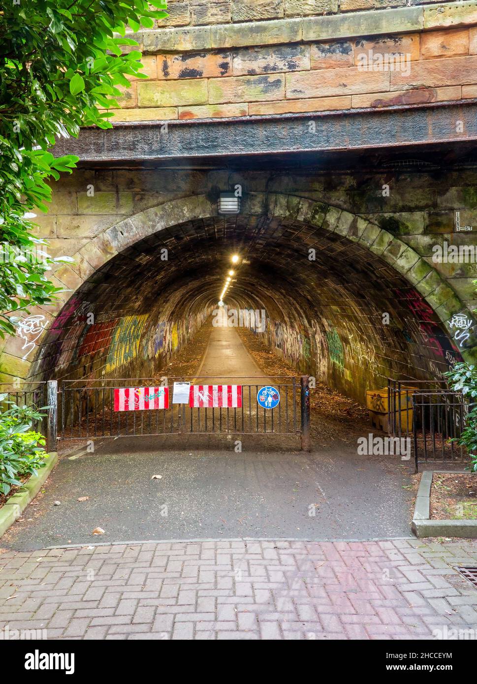 Innocent Railway Tunnel, Edinburgh, Scotland, UK Stock Photo