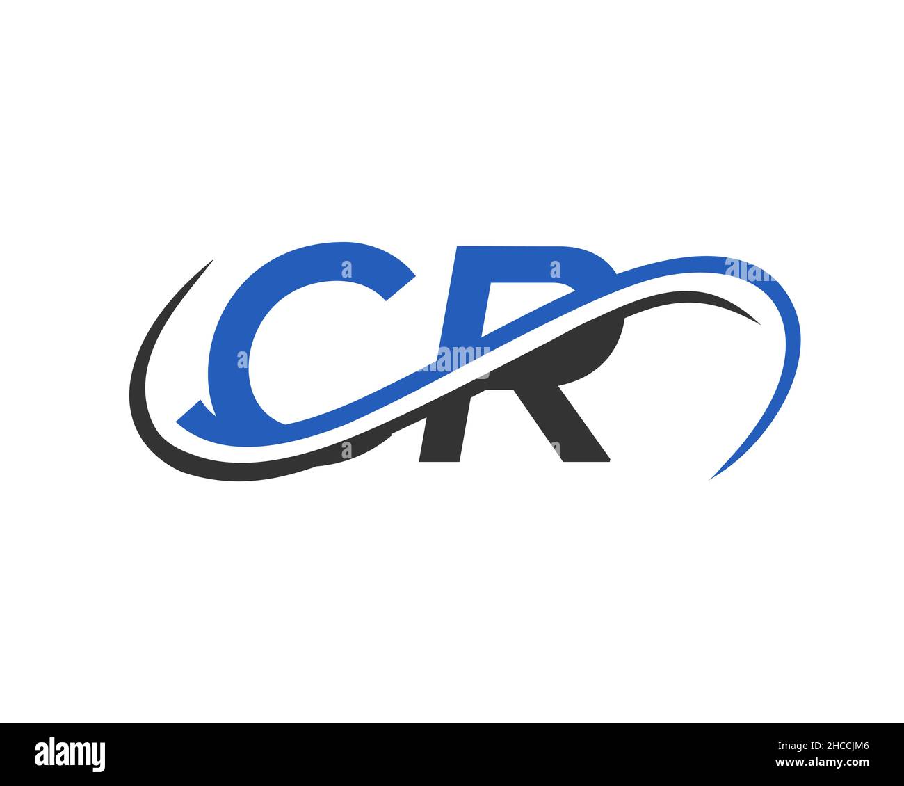 CR logo Design for Financial, Development, Investment, Real Estate And Management Company Vector Template. CR Letter Linked Business Logo. Initial CR Stock Vector