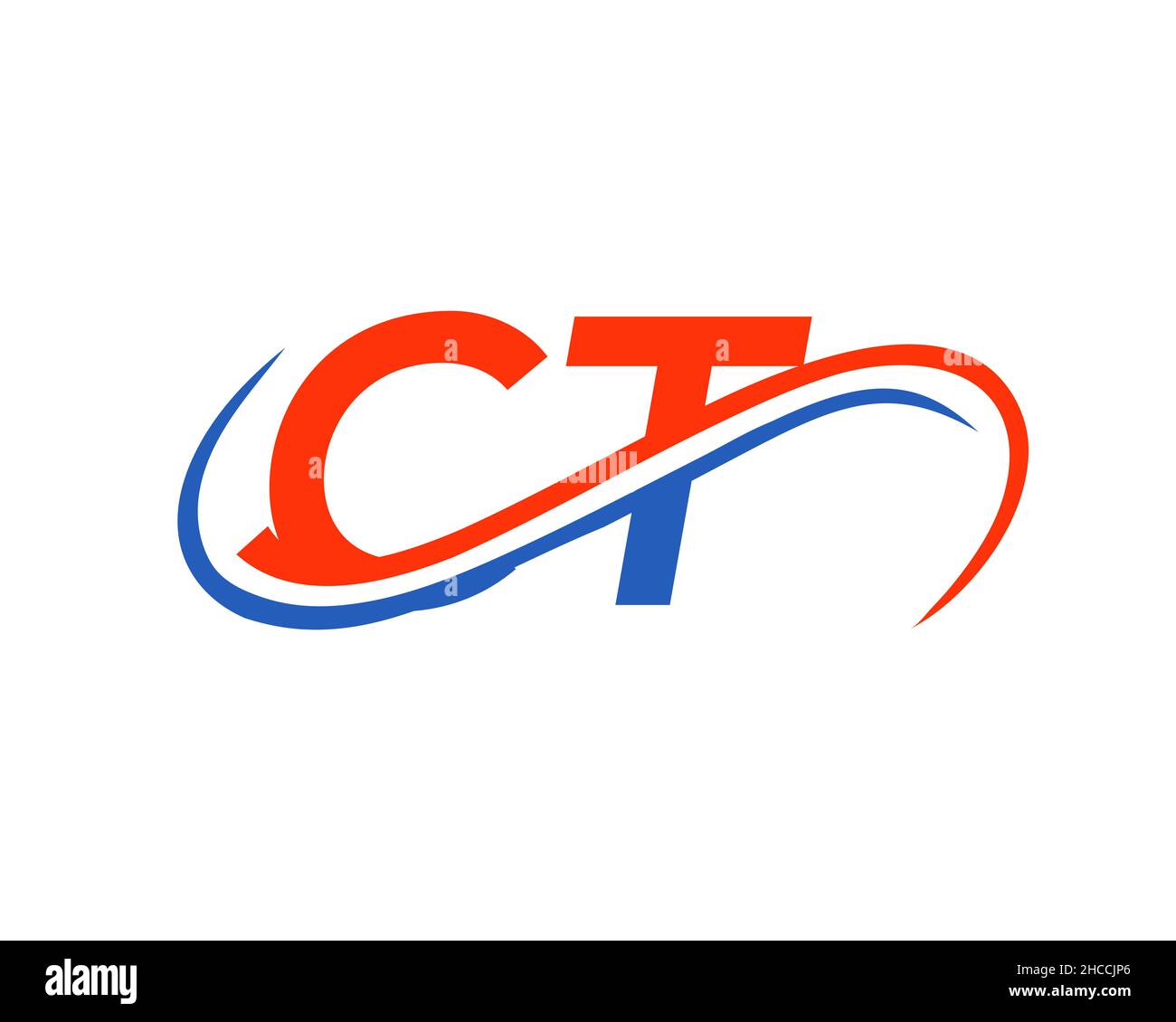 CT Letter Linked Business Logo. CT Logo Design. CT logo Design for